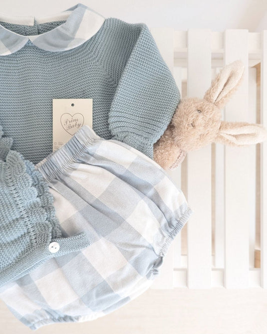 Conjunto Braga Cuadros Verde Musgo 1124