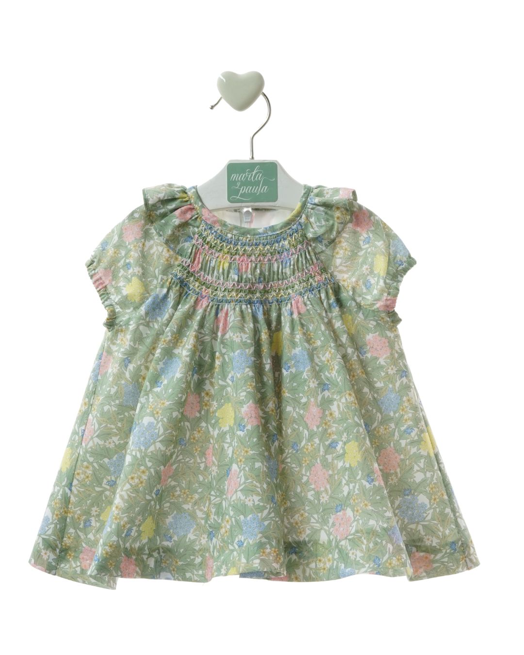 Vestido Bebe con braguita Familia WABI-SABI 0332MVER-26 - Marta y Paula