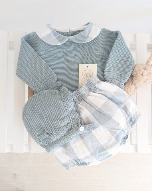 Conjunto Braga Cuadros Verde Musgo 1124