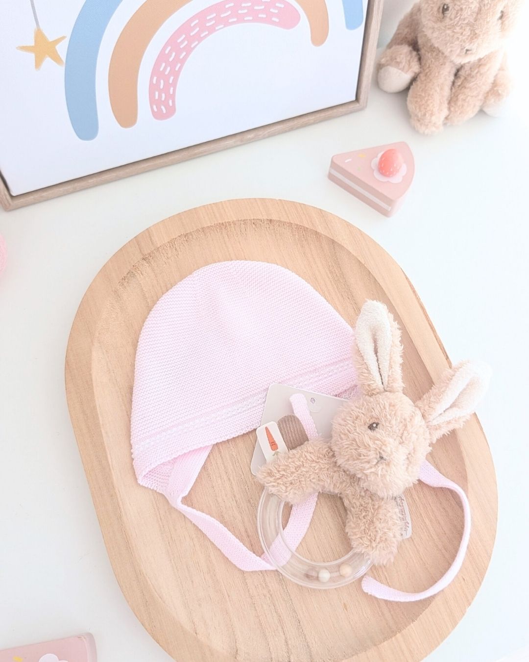 Capota Bebé hilo MONTREAL Rosa Bebé - Martín Aranda