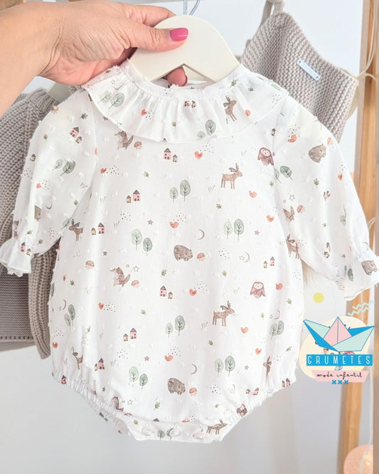 Pelele bebé unisex Plumeti Bosque