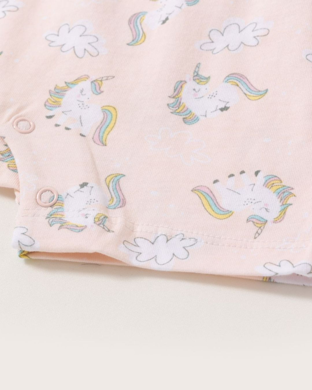 Pijama Manga Volante Unicornios
