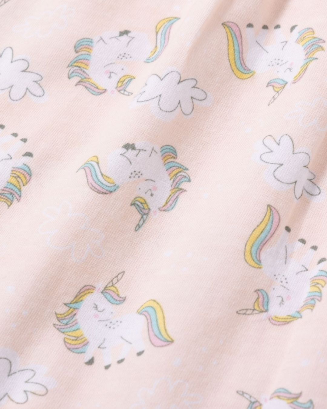 Pijama Manga Volante Unicornios