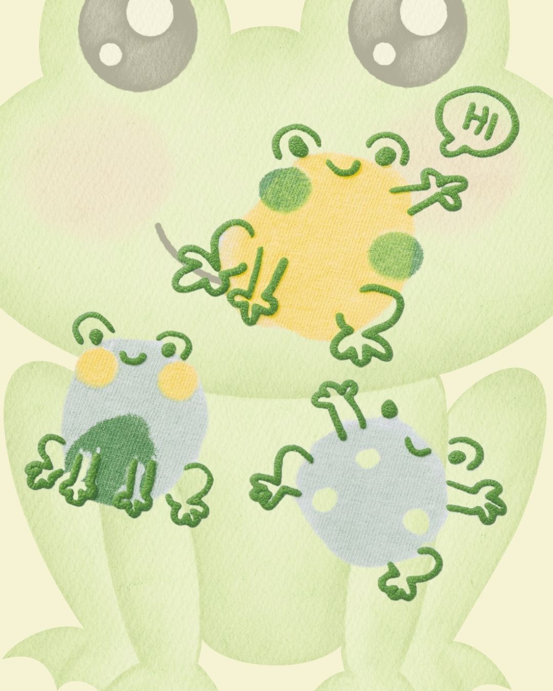 Conjunto Niño Ranas Blanco