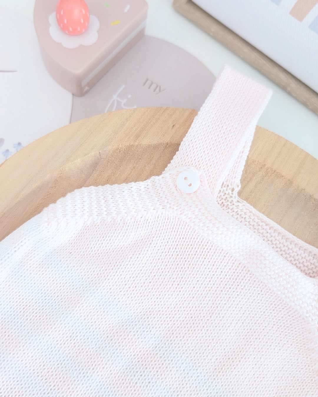 Peto Bebé Rayas Rosa - Primbaby
