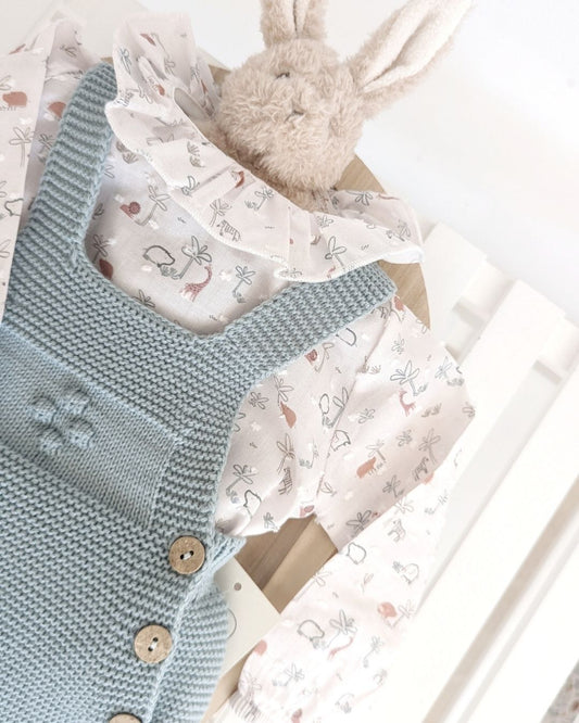 Peto Con Camisa Selva Verde Musgo 1134 - Primbaby