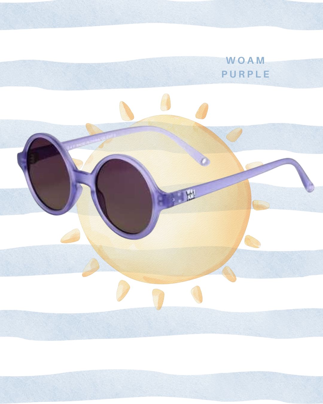 Gafas de Sol Woam Purple 0-2 años - Kietla