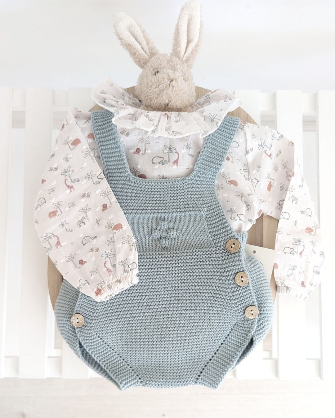 Peto Con Camisa Selva Verde Musgo 1134 - Primbaby
