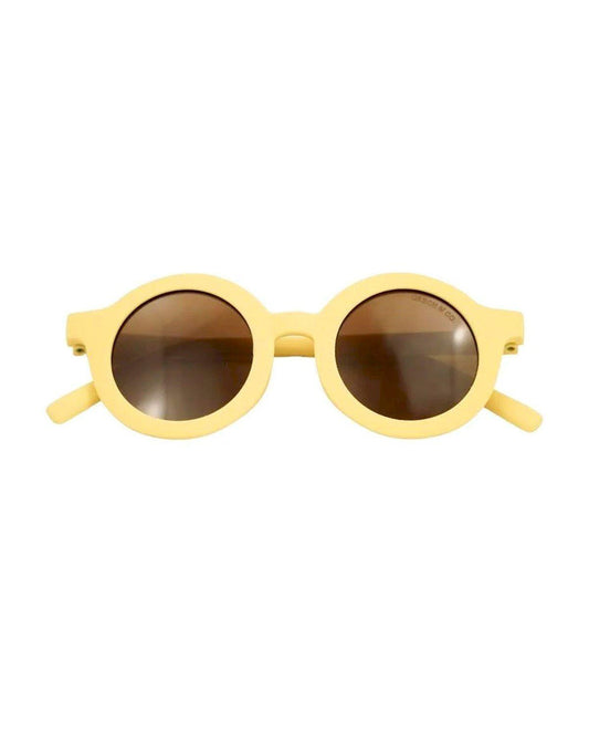 Gafas de Sol Flexibles Polarizadas New Round Mellow Yellow - Grech&Co