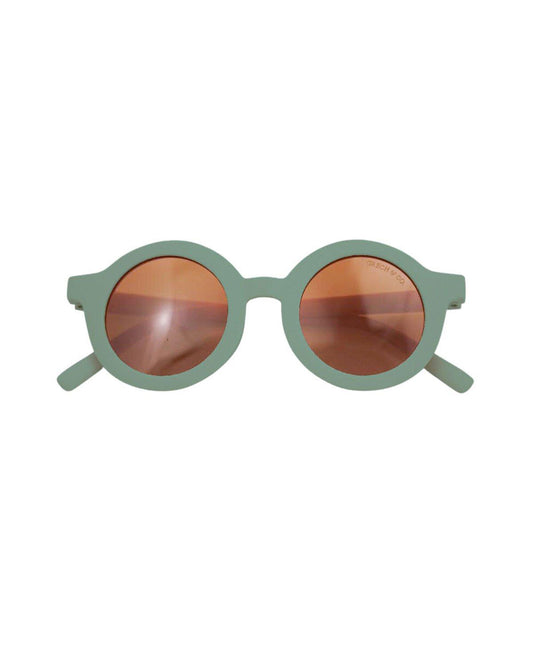 Gafas de Sol Flexibles Polarizadas New Round Fern (Verde) - Grech&Co