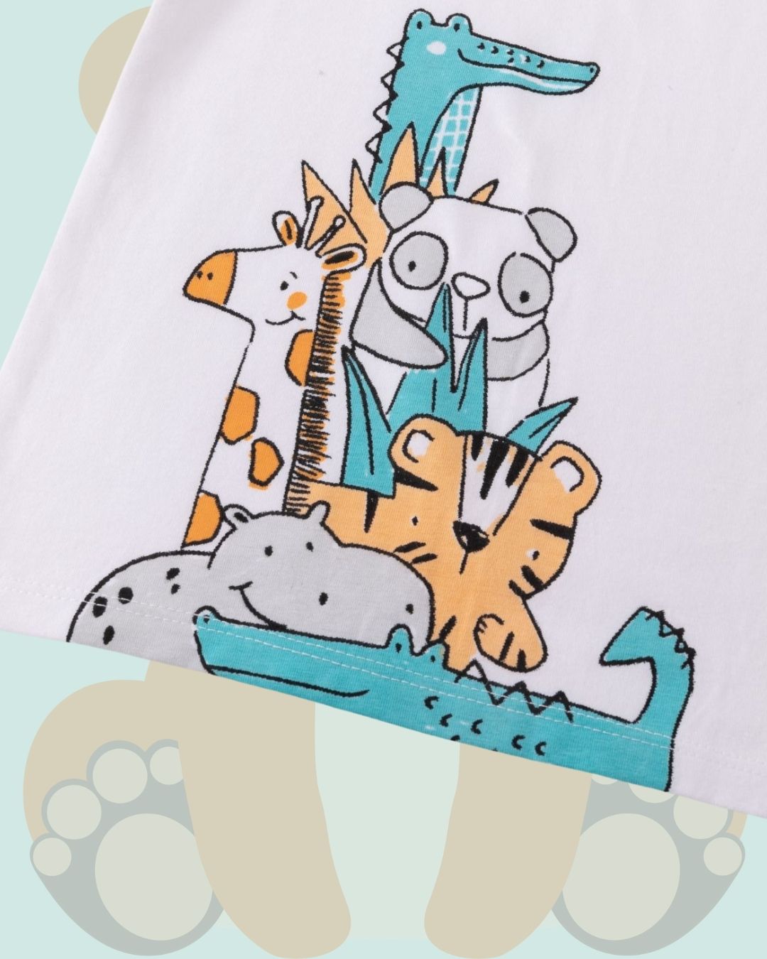 Conjunto Niño Animales Turquesa