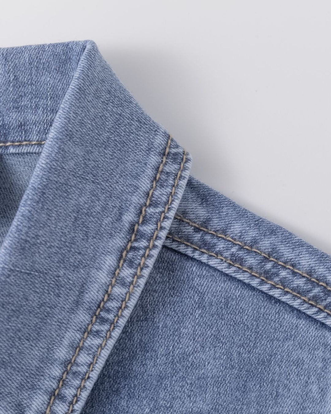 Chaqueta Niña Denim Volante