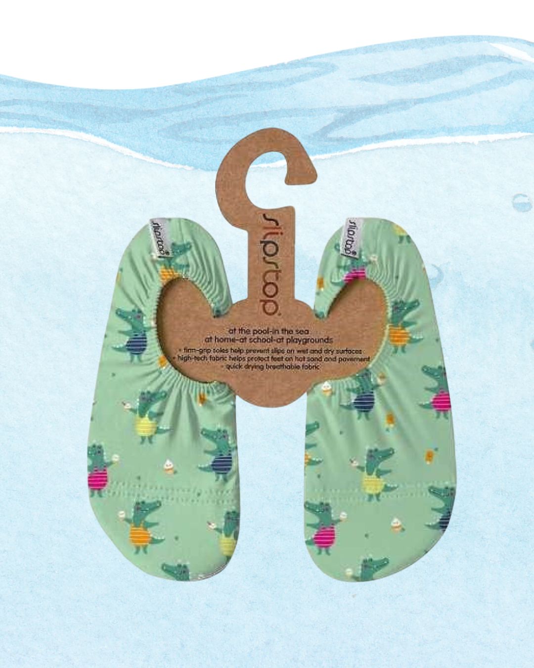 Slip Stop Escarpines Antideslizantes para niños - Cocodrilos