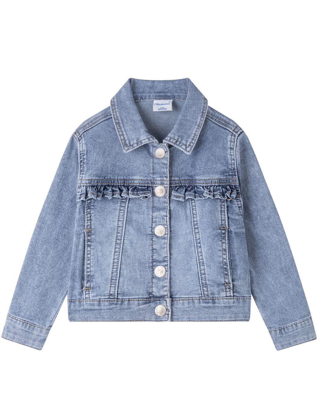 Chaqueta Niña Denim Volante