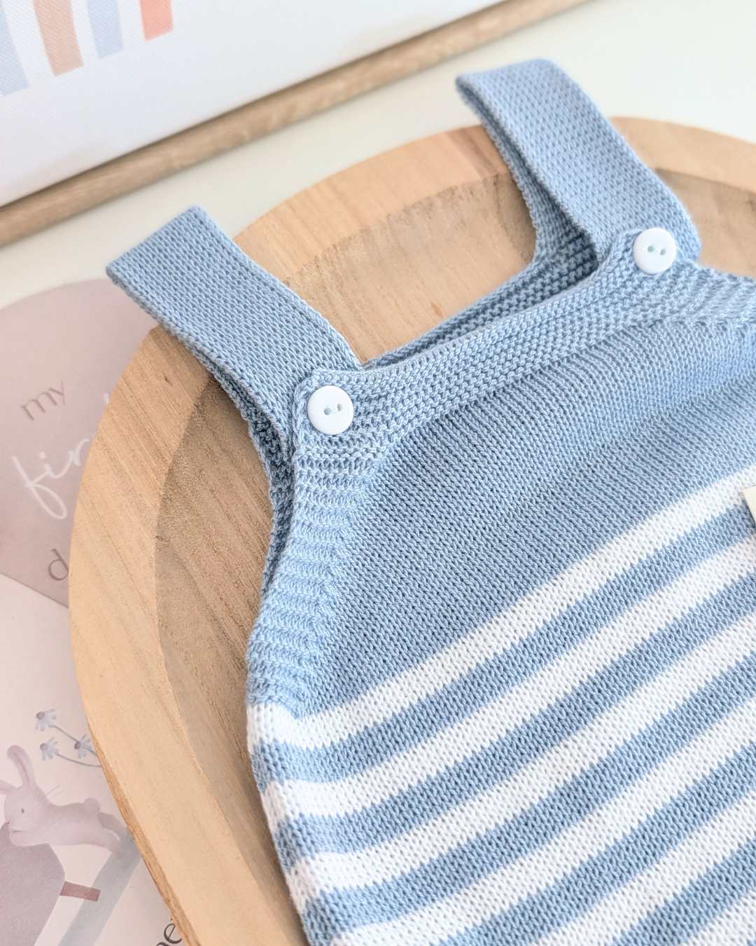 Peto Bebé Rayas Azul - Primbaby