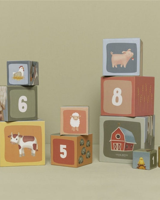 Bloques Apilables Pequeña Granja - Little Dutch