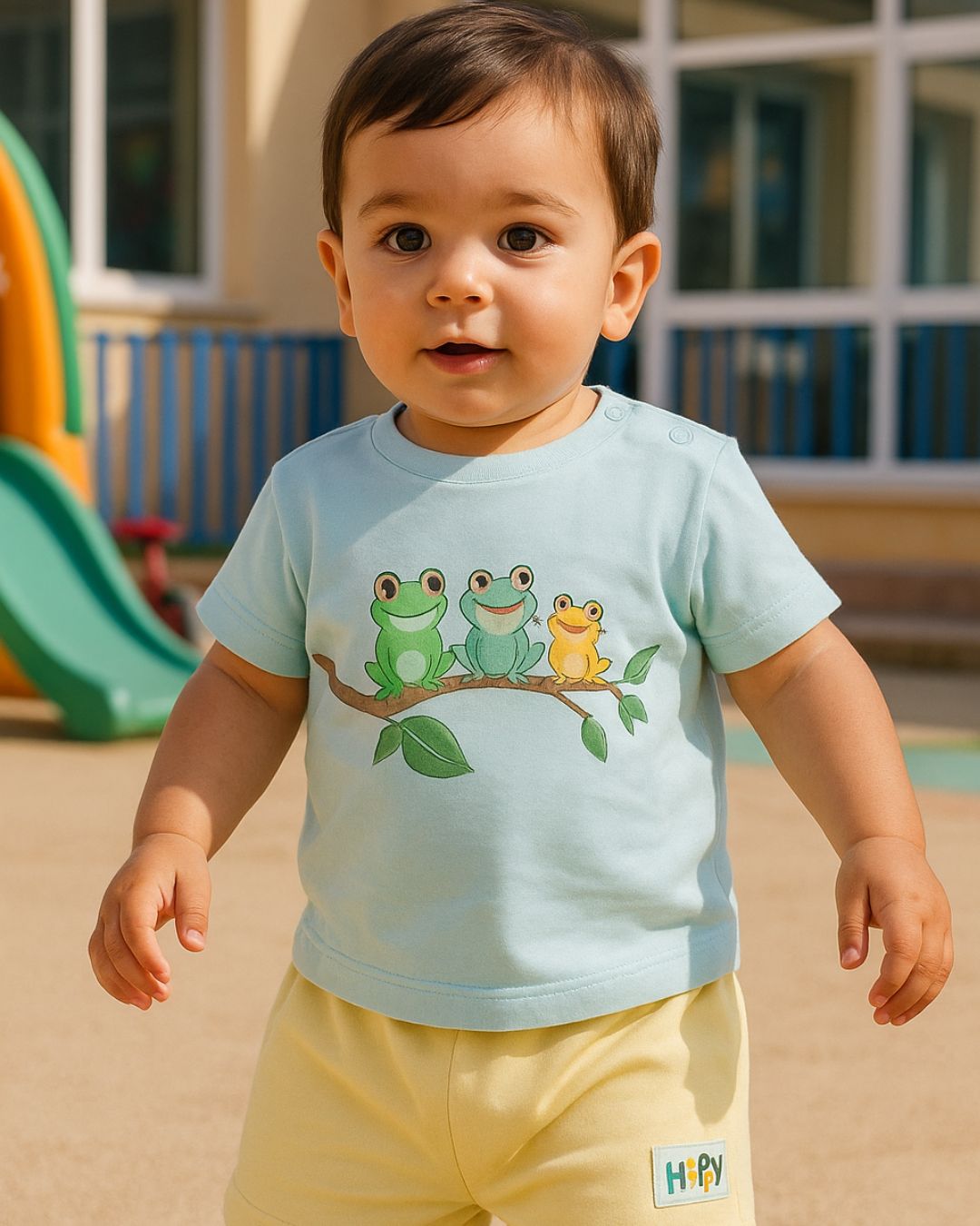 Conjunto Bebé Niño Frogs Splash