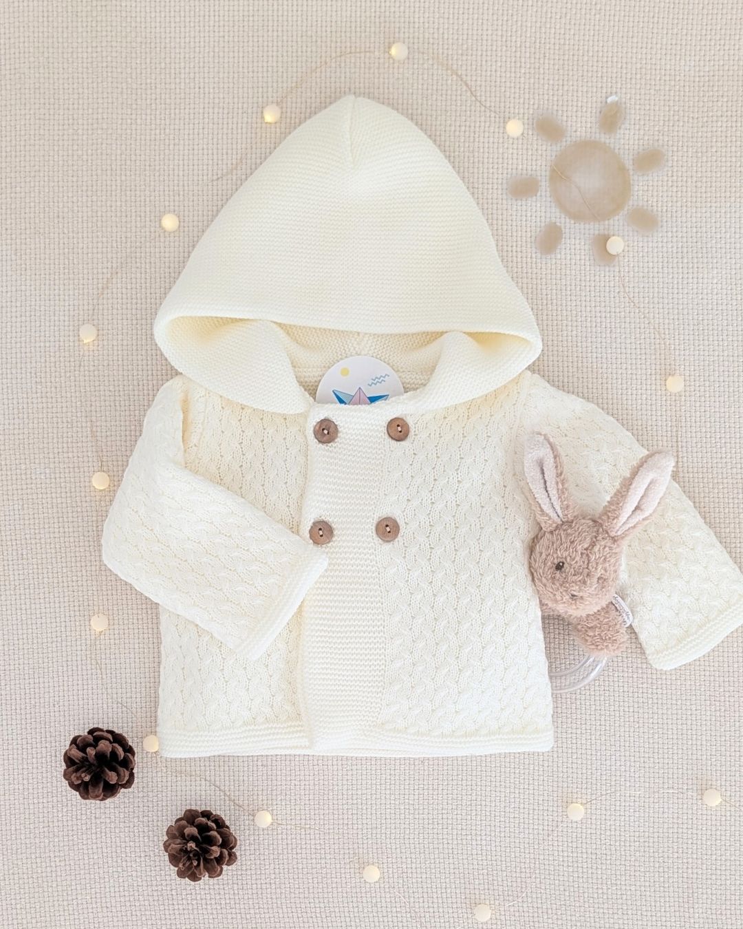 Trenka Bebé Lana Marfil