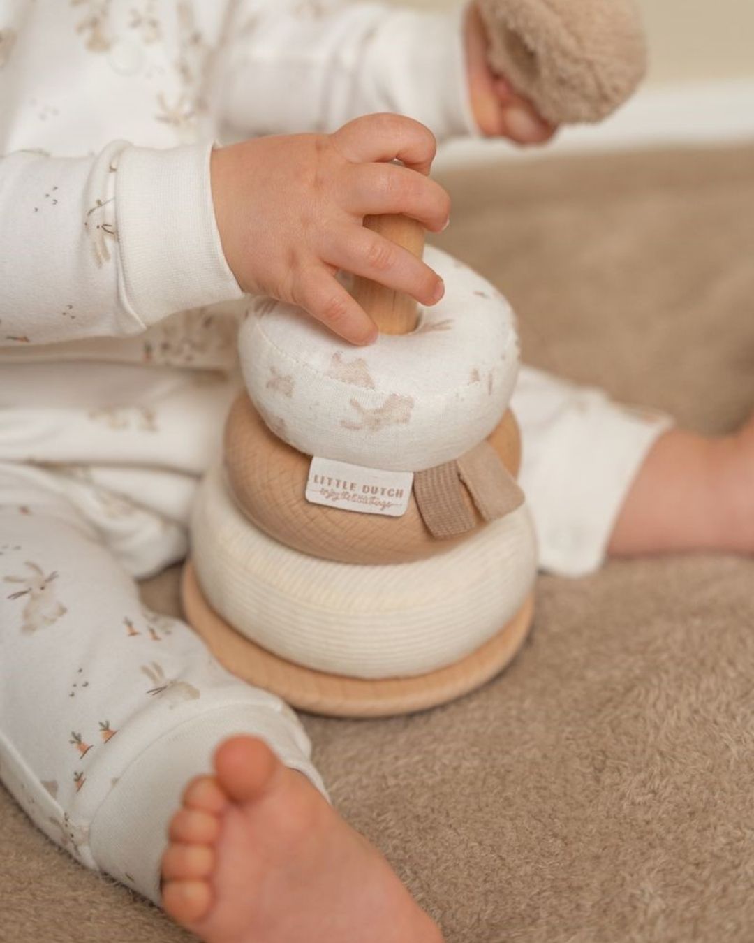 Anillos Apilables Blanditos Baby Bunny - Little Dutch