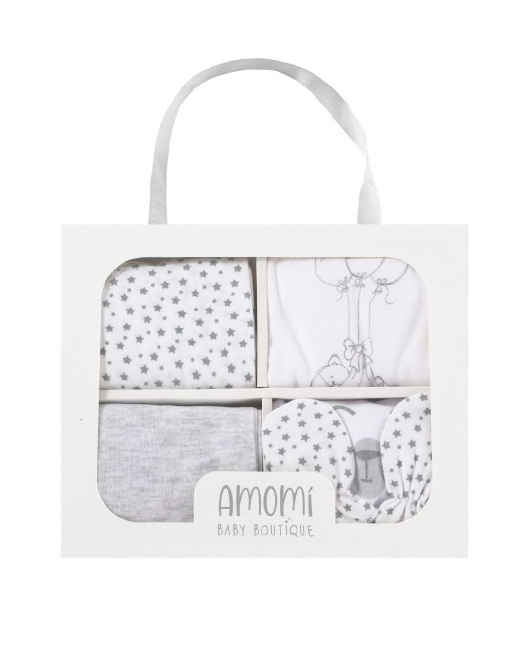 Set de Regalo 6p Osito Gris