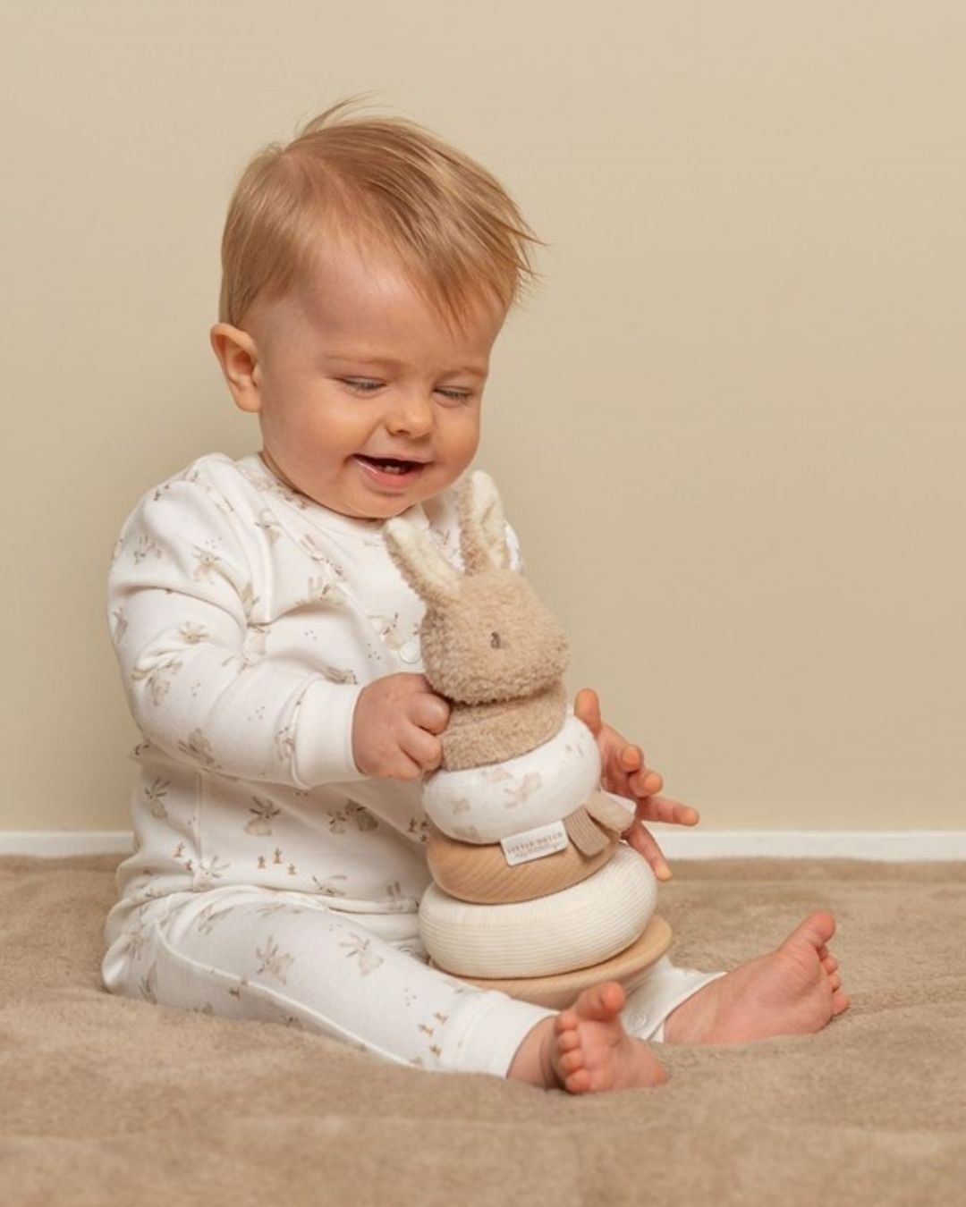 Anillos Apilables Blanditos Baby Bunny - Little Dutch