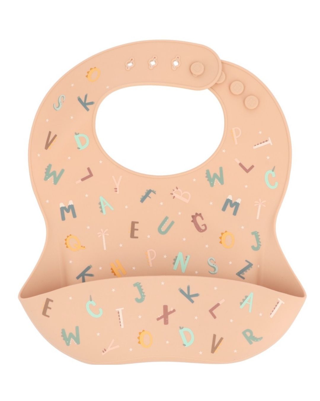 Babero Silicona Funny Letters - Tutete