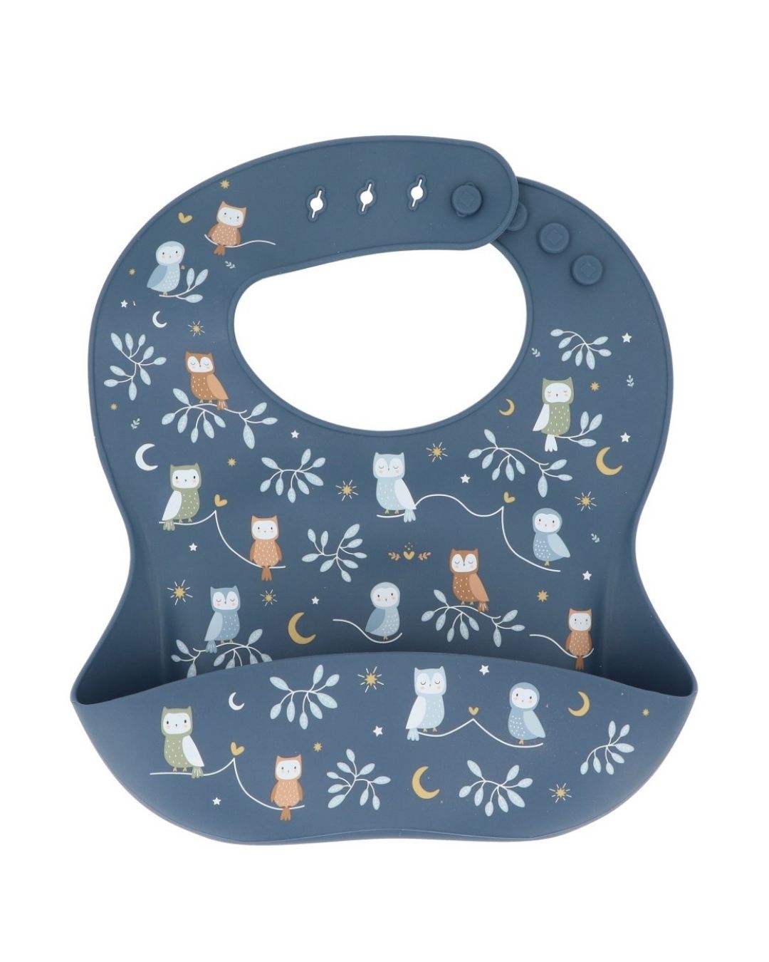Babero Silicona Magical Forest 🦉 Búhos - Tutete