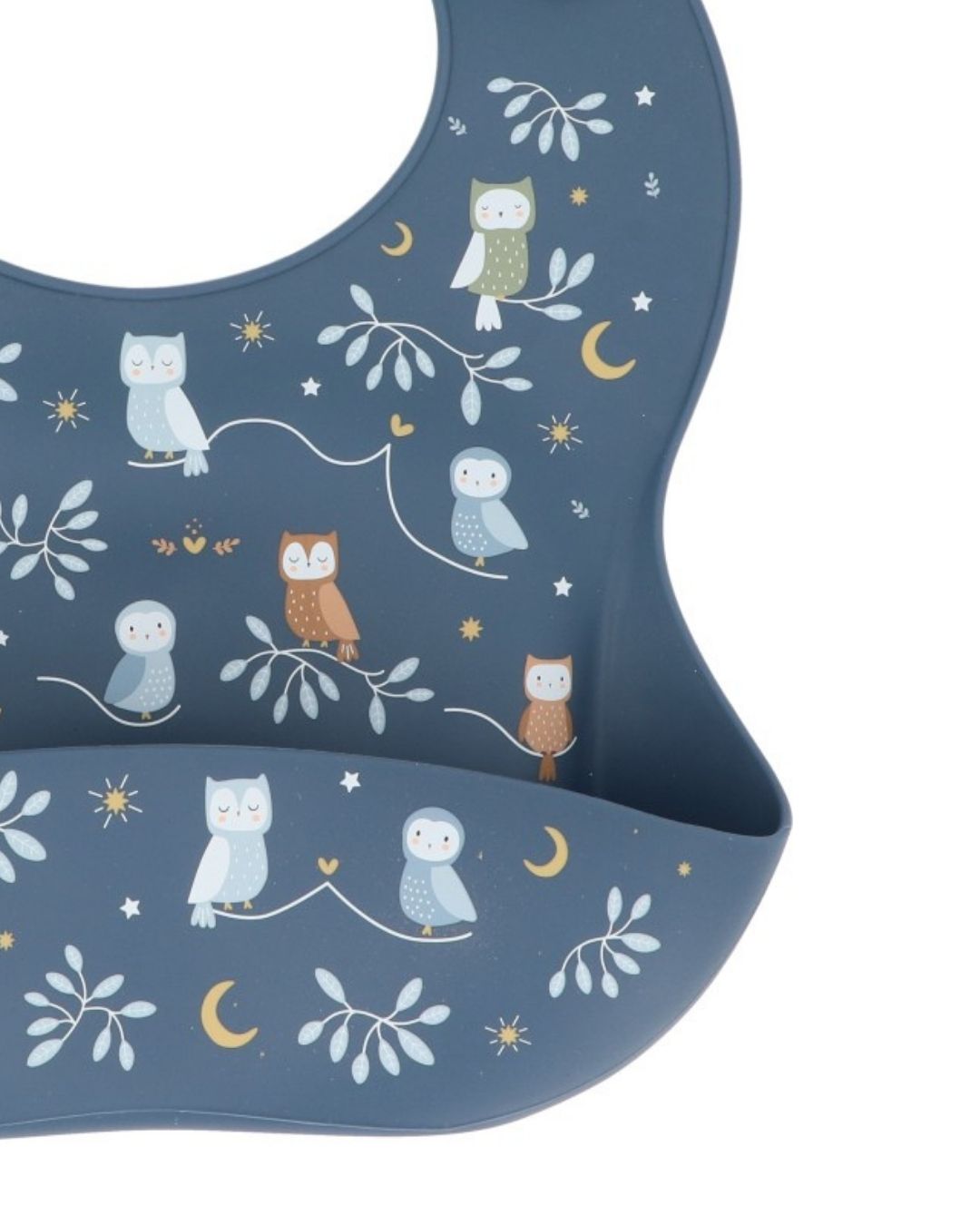 Babero Silicona Magical Forest 🦉 Búhos - Tutete
