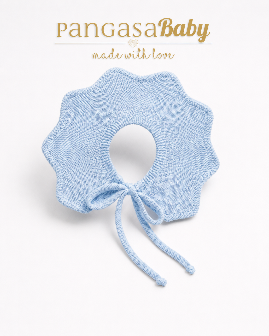 Baberola Punto Celeste Empolvado - Basic Collection Pangasa Baby