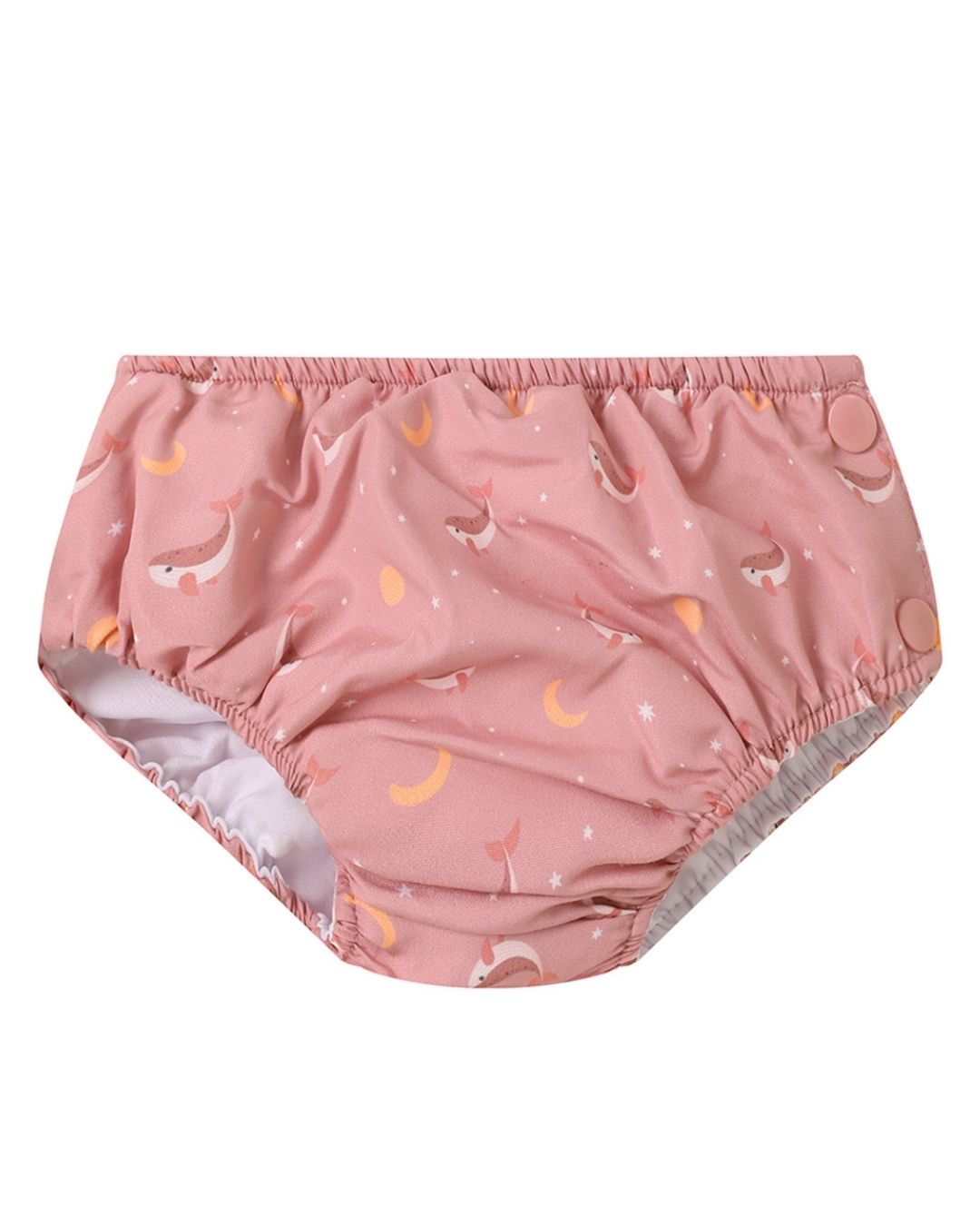 Bañador Pañal Volantes WHALE PINK - Tutete