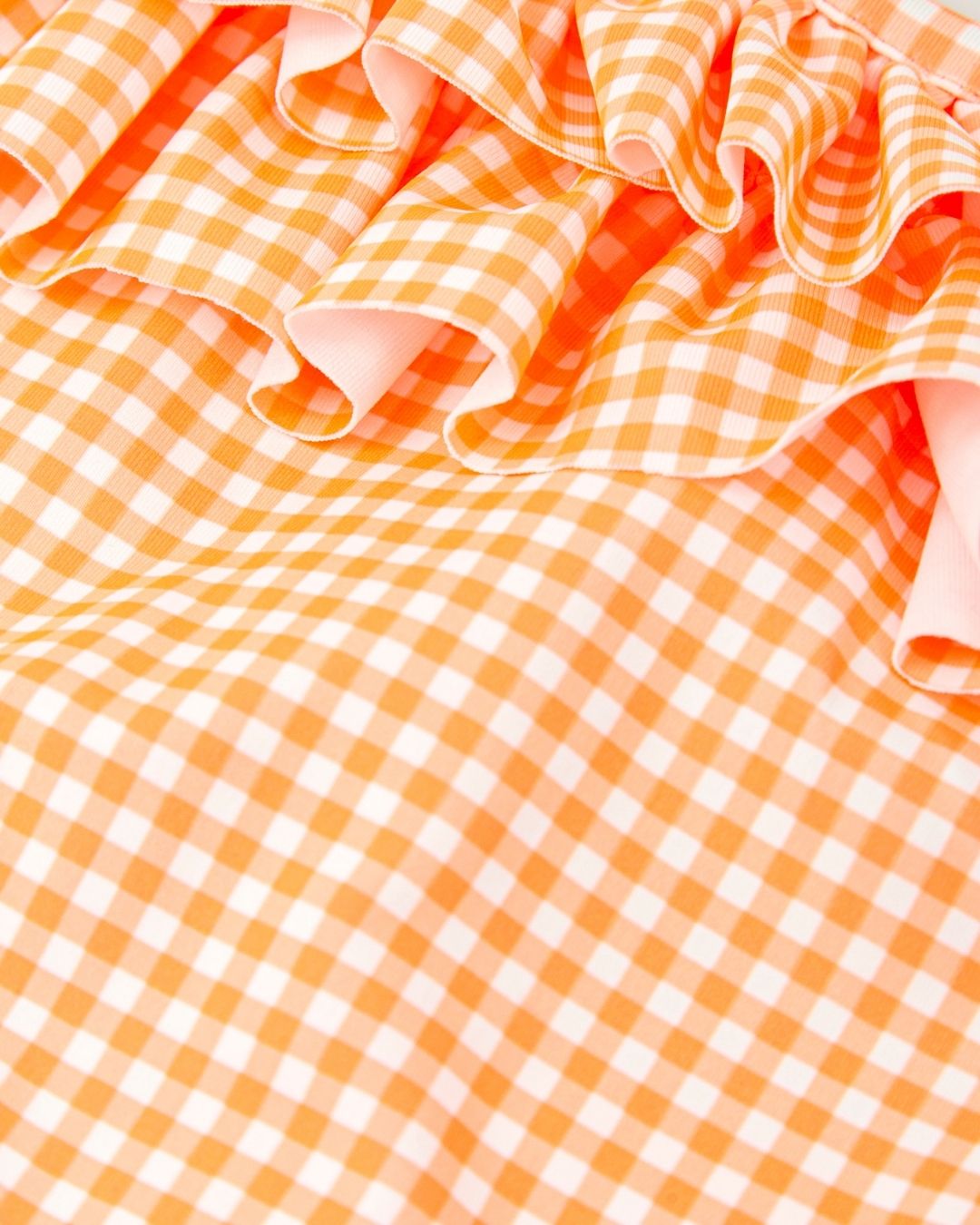Bañador Vichy Naranja Arrecife - Tutto Piccolo