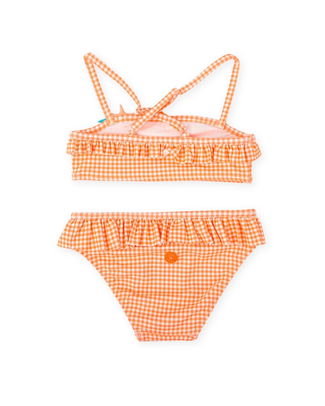 Bikini Vichy Naranja Arrecife - Tutto Piccolo