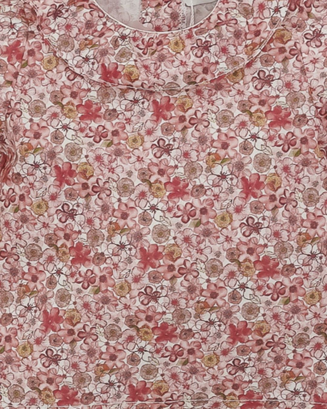 Blusa Flores Granate Cereza 💖 Rouge Couture - Pangasa Baby