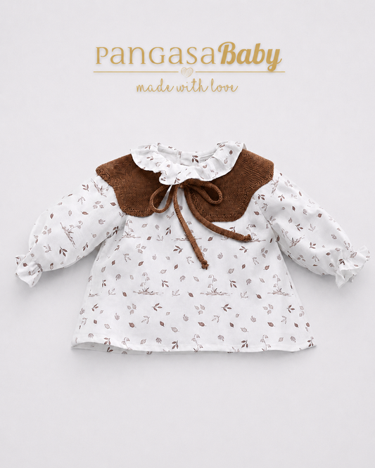 Blusa Hojas Chocolatte - Basic Collection Pangasa Baby