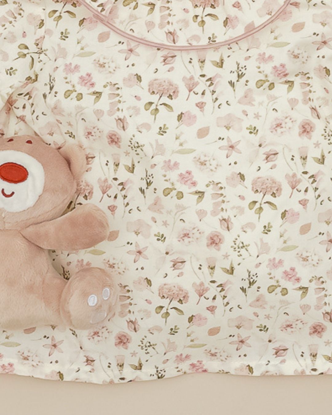 Blusa Rosa Vintage Flores 🌸 Velvet Pink - Pangasa Baby