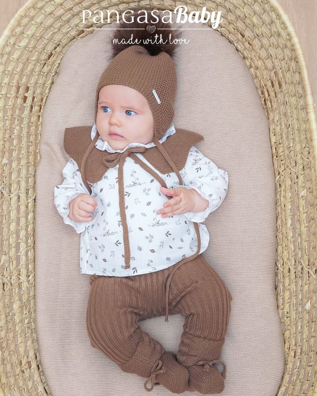 Blusa Hojas Chocolatte - Basic Collection Pangasa Baby