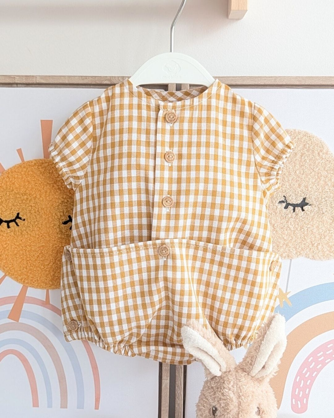Body Abierto Entero Familia VICHY Caramelo ART.4634 - Micolino
