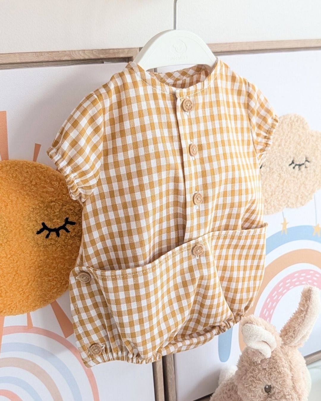 Body Abierto Entero Familia VICHY Caramelo ART.4634 - Micolino