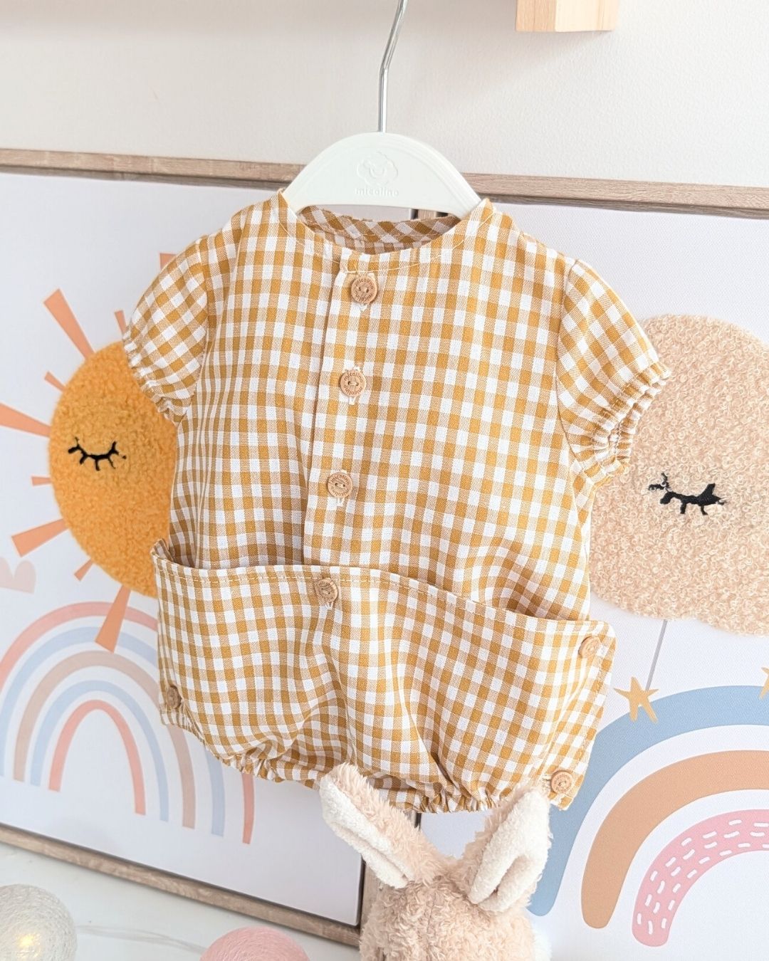 Body Abierto Entero Familia VICHY Caramelo ART.4634 - Micolino