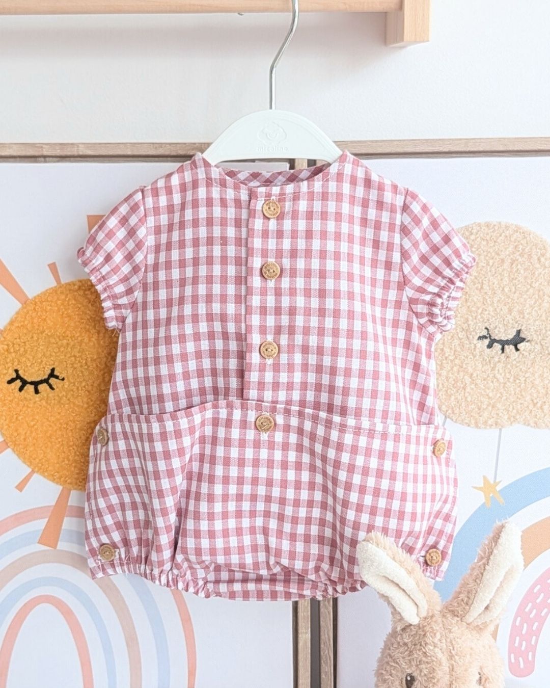 Body Abierto Entero Familia VICHY Piedra del Sol ART.4634 - Micolino