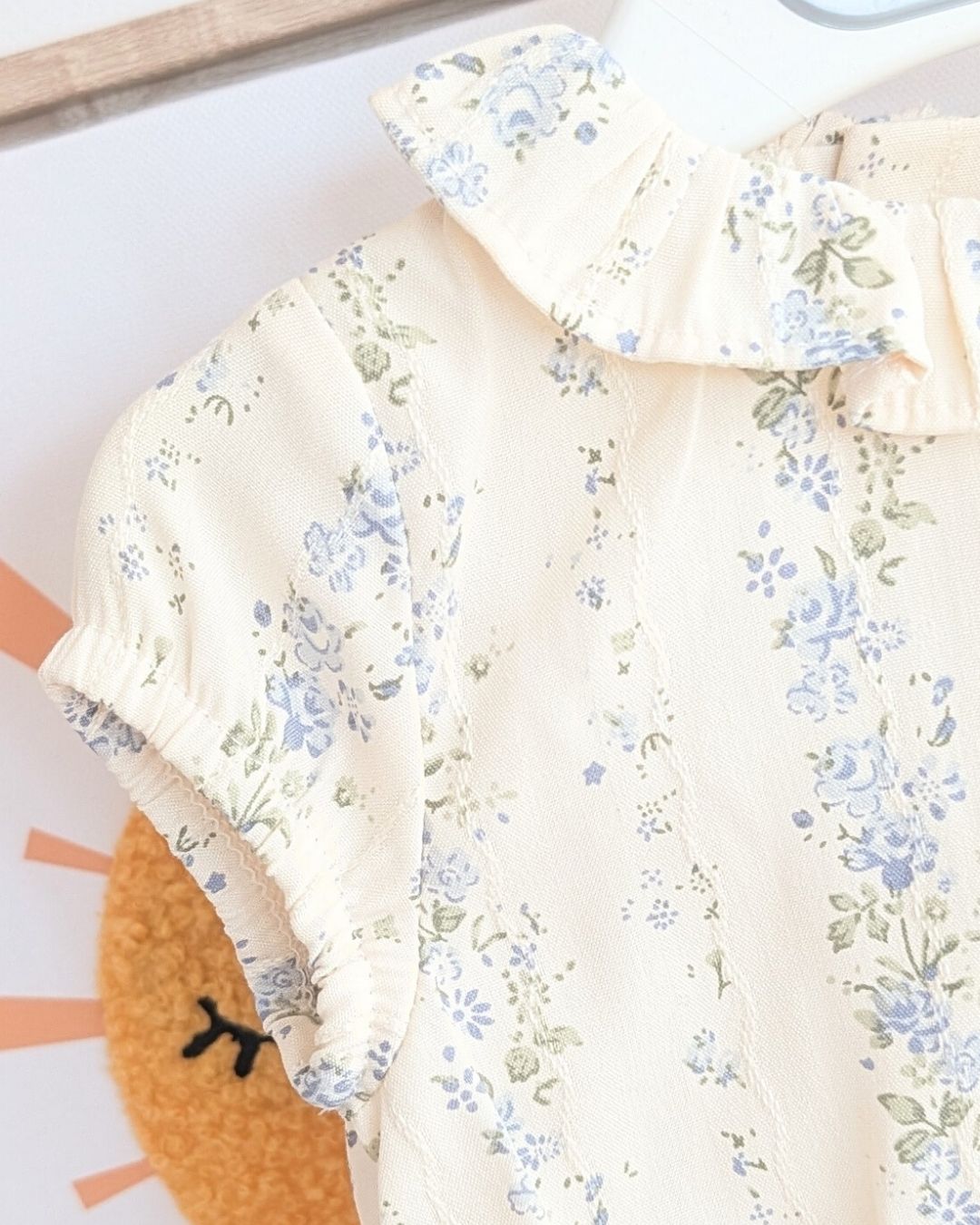 Body Bebe Flores Azul Regata 3997VER-26 - Yoedu