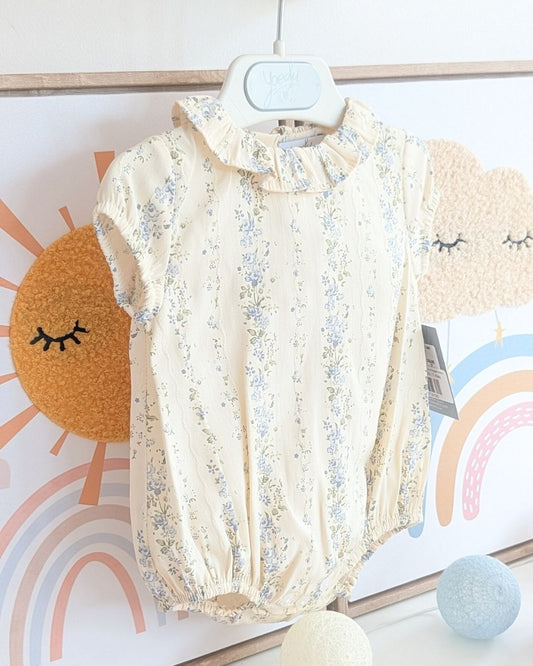 Body Bebe Flores Azul Regata 3997VER-26 - Yoedu