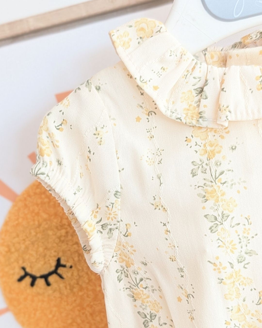 Body Bebe Flores Caramelo 3997VER-26 - Yoedu