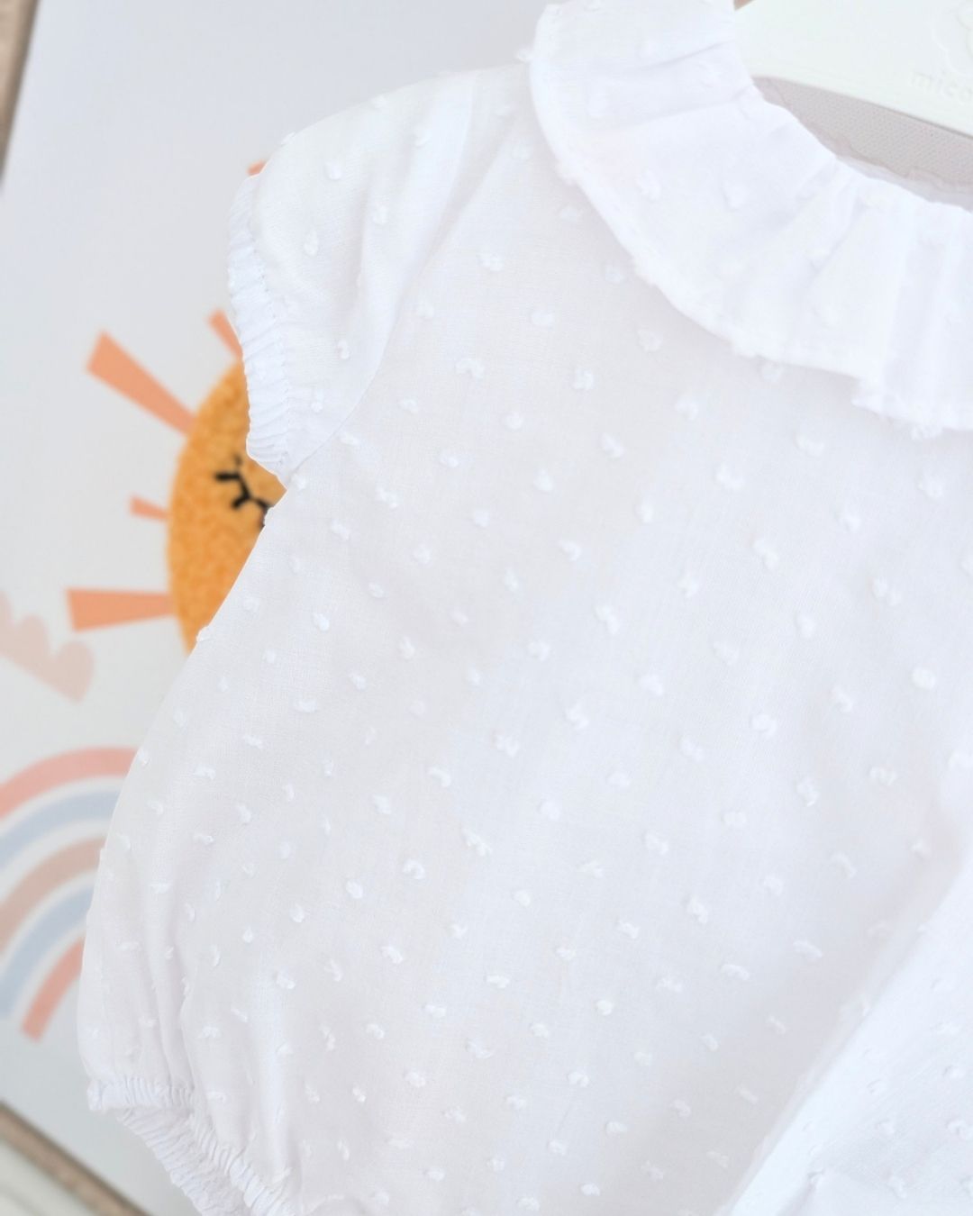 Body Bebé PLUMETI Blanco ART.4627 - Micolino