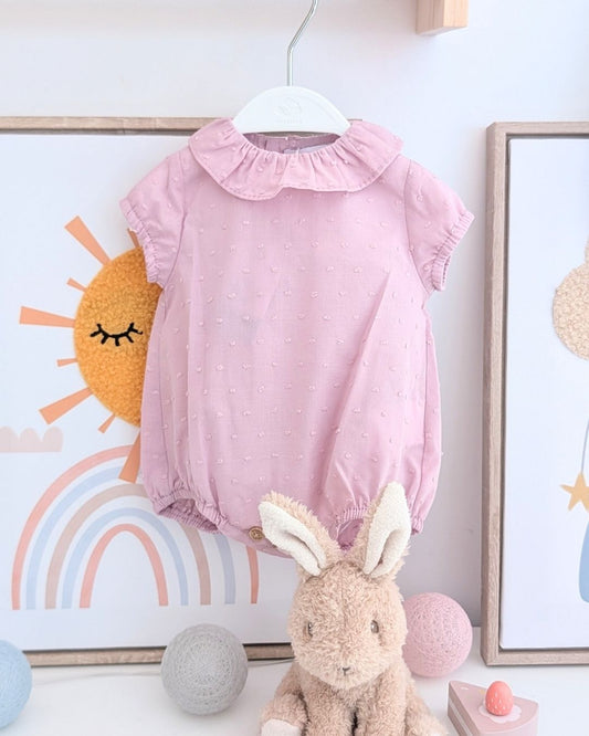 Body Bebé PLUMETI Rosa Empolvado ART.4627 - Micolino