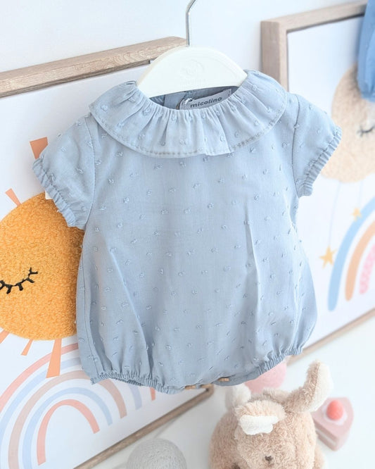 Body Bebé PLUMETI Verde Agua ART.4627 - Micolino