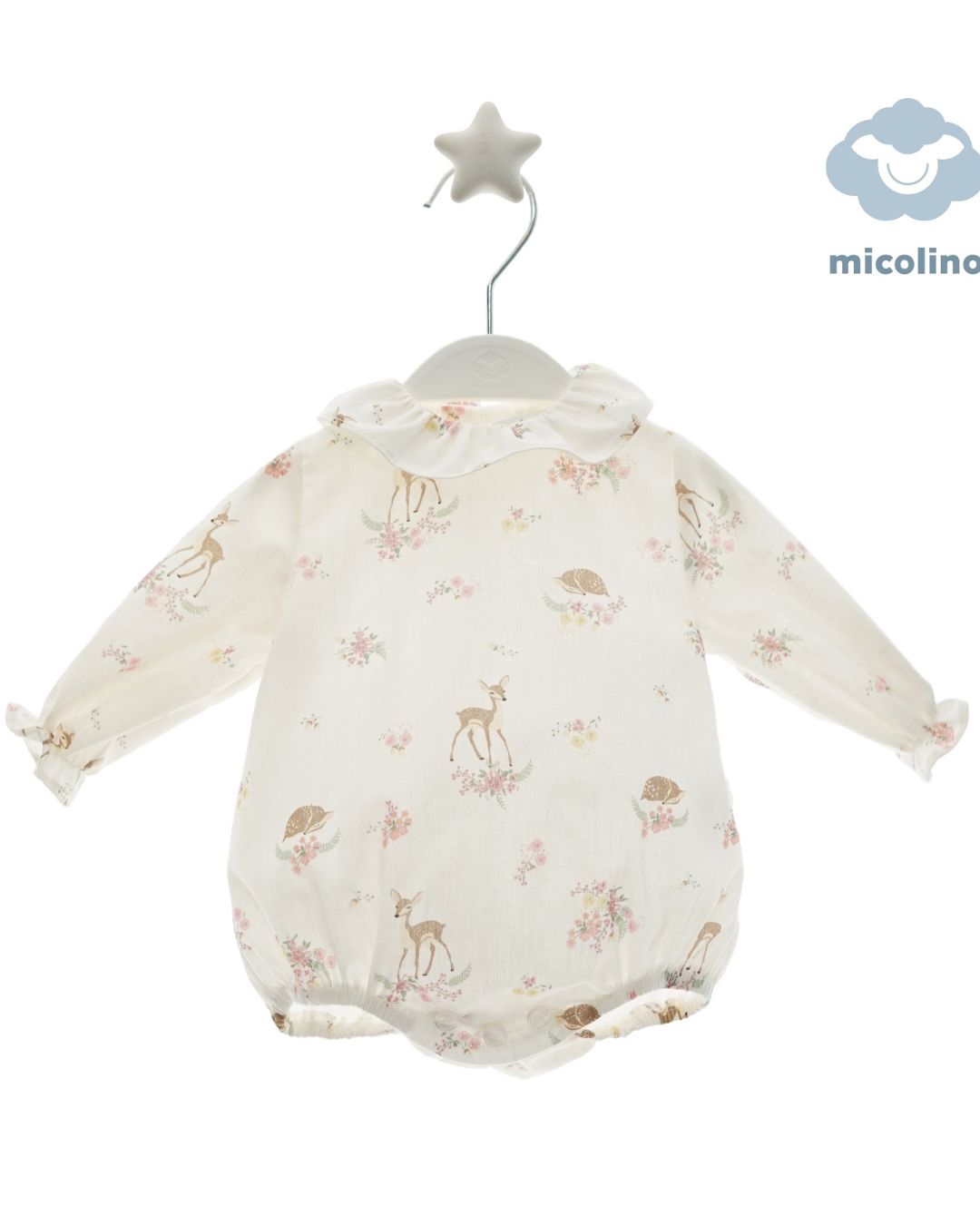 Body Bebé Rosa Empolvado Familia Beatrice - Micolino