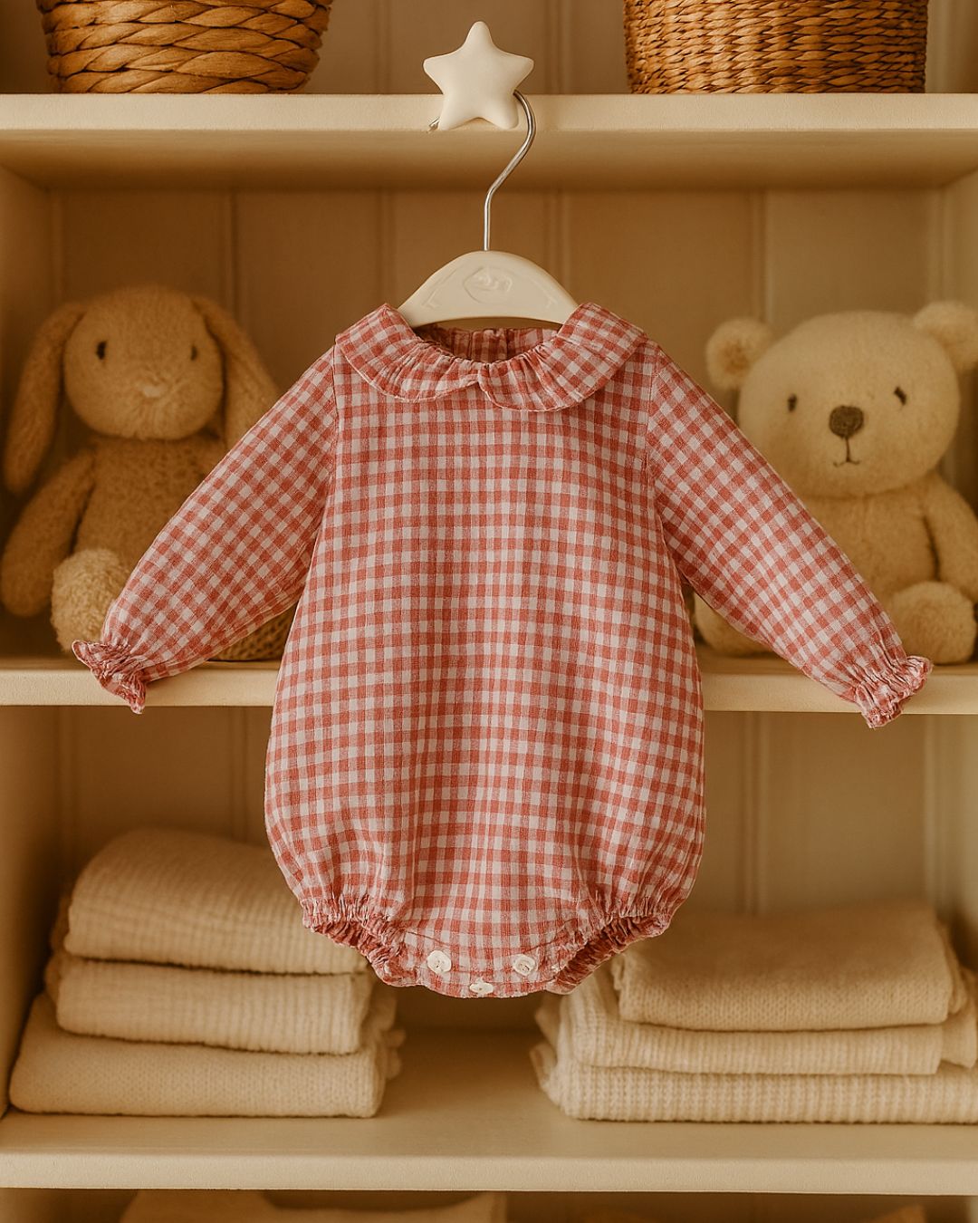 Body Bebé Rosa Familia Alessandra - Micolino 