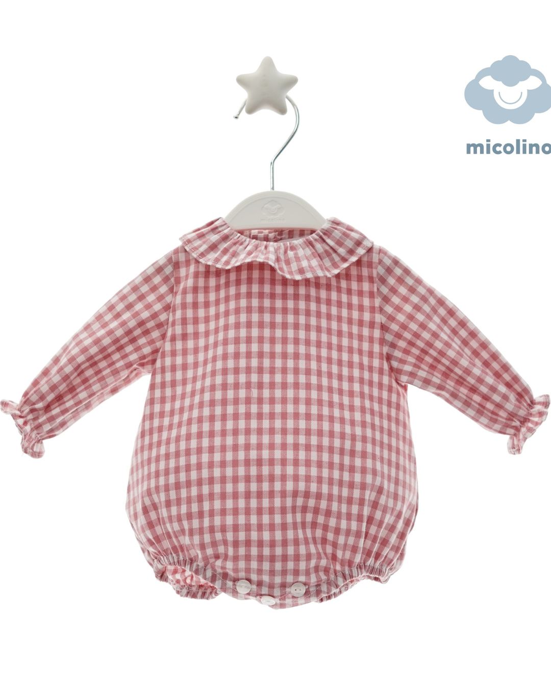 Body Bebé Rosa Familia Alessandra - Micolino 