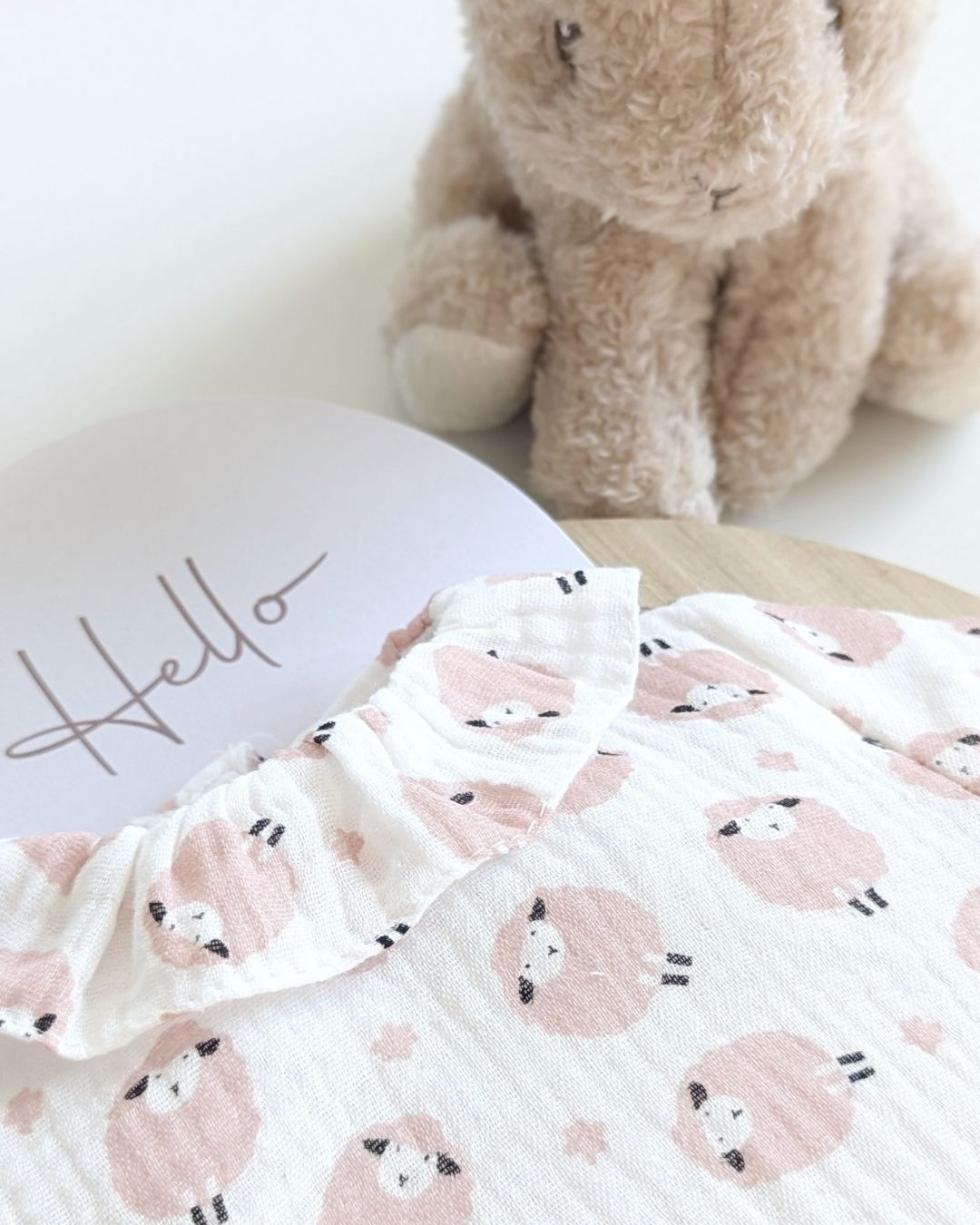 Body Bebé Rosa Familia Constanza - Micolino